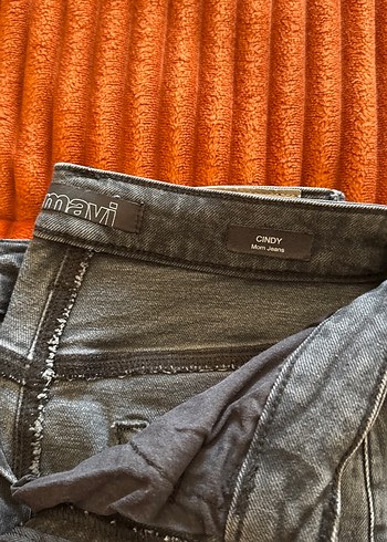 Kadın Gri Denim Normal Boy Kot Pantolon - Görsel 2