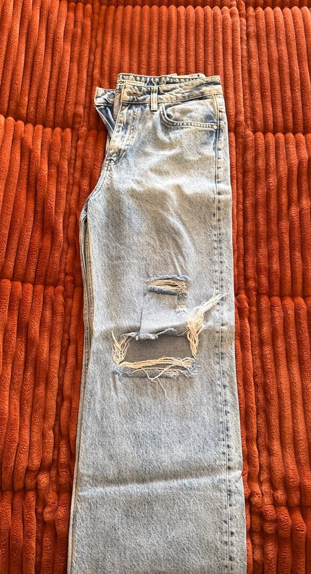 Gevşek Kesim Kadın Kot Pantolon - Görsel 2