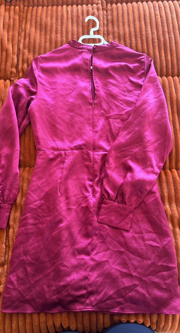 Vişne çürüğü Midi Kadın Elbise - Görsel 3