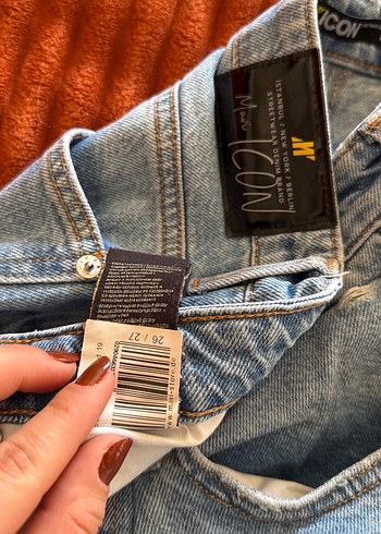 Gevşek Kesim Midi Kadın Kot Pantolon - Görsel 3