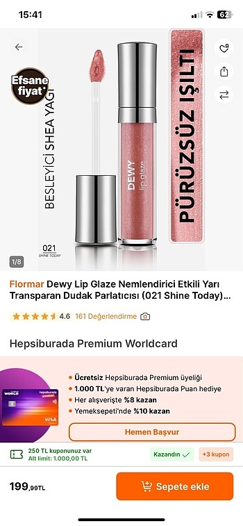 Flormar Işıltılı. Gloss