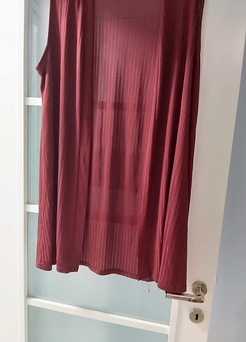 Bordo renk yazlik yelek 