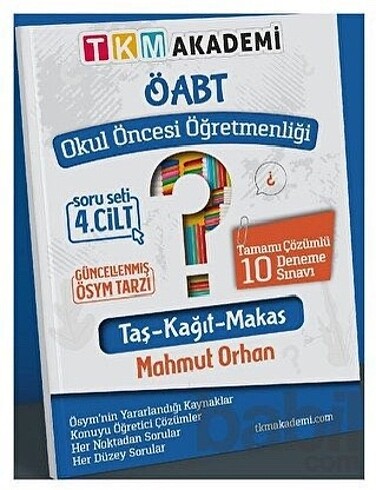ÖABT OKUL ÖNCESİ ÖĞRETMENLİĞİ DENEME
