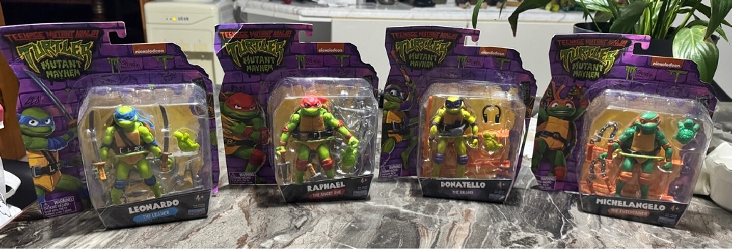 Ninja Turtles2023 Mutant Mayhem Figürler