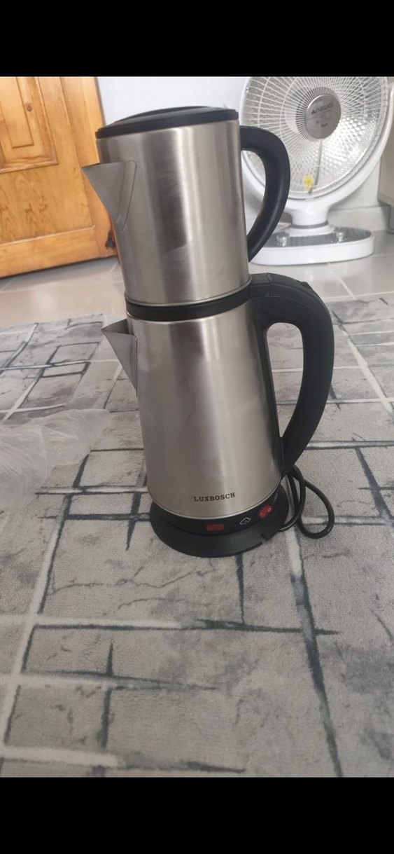 Luxbosch Çay Makinesi Gri-Beyaz - Görsel 2