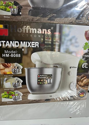 Hoffmans Beyaz Stand Mikser - Görsel 2