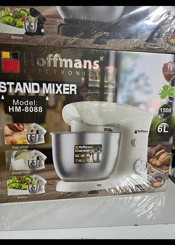 Hoffmans Beyaz Stand Mikser - Görsel 3