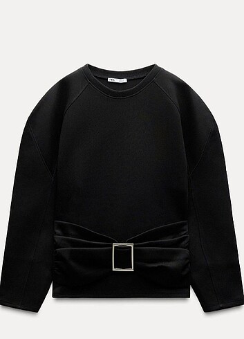 s Beden Zara toka detaylı sweatshirt