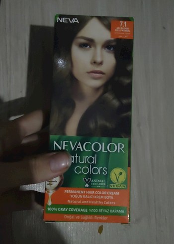 Nevacolor Kalıcı Saç Boyası 7.1 Küllü Kumral - Görsel 2