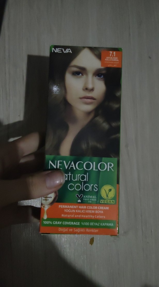 Nevacolor Kalıcı Saç Boyası 7.1 Küllü Kumral - Görsel 2