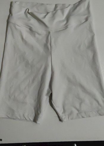 Beyaz Mini  bisiklet ,sporcu Şortu Mango - Görsel 3