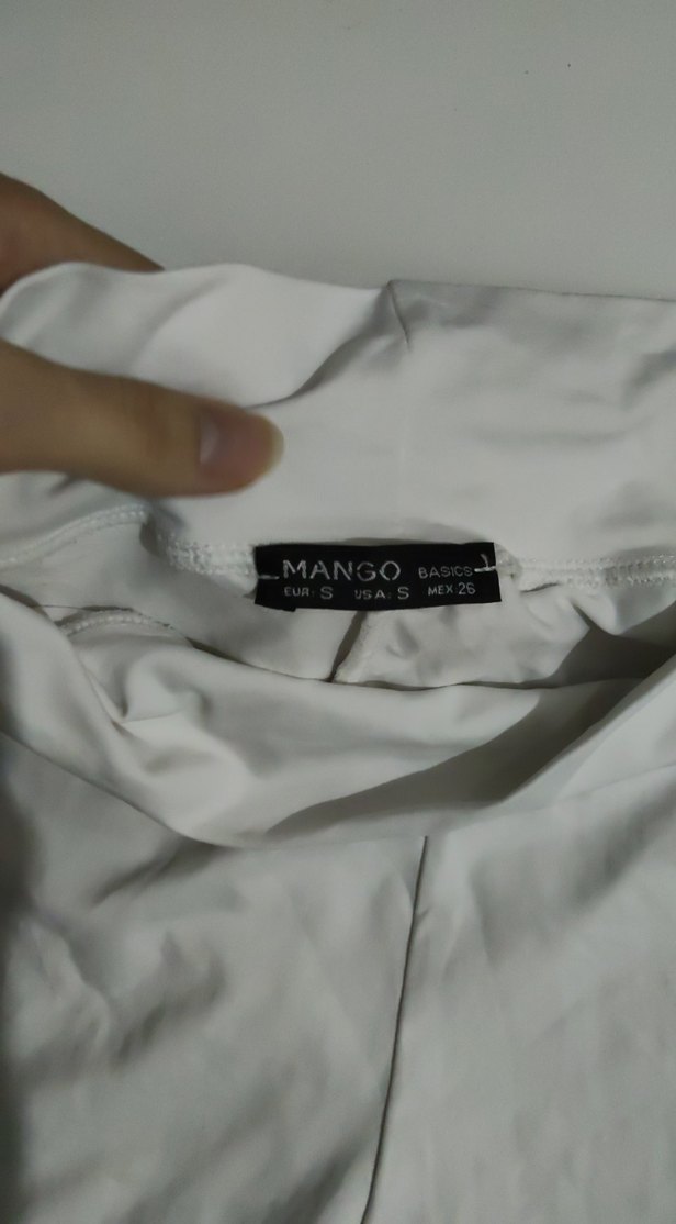 Beyaz Mini  bisiklet ,sporcu Şortu Mango - Görsel 2