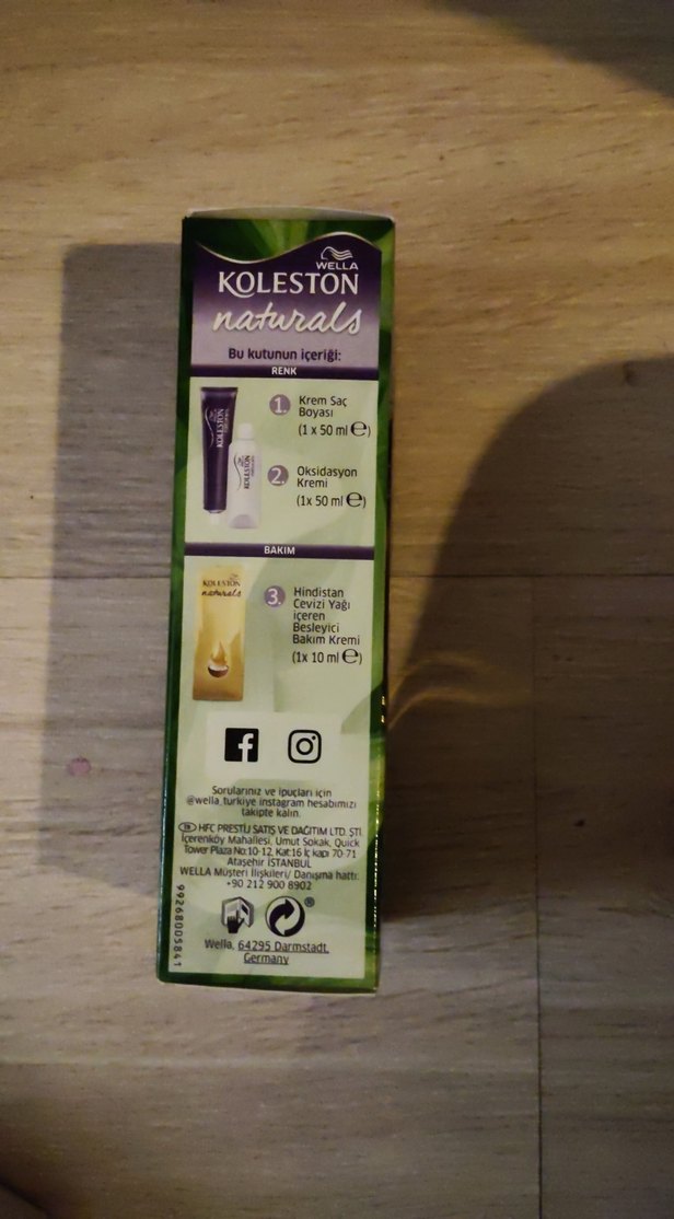 Wella Koleston Naturals 4/6 Kızıl Viyole Saç Boyası - Görsel 3