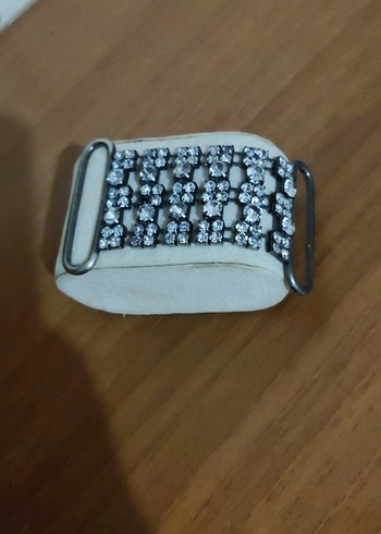 American Vintage Metal tokalı beyaz kadın kemeri