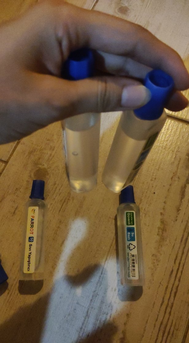 Parrot Sıvı Yapıştırıcı 50 ml Mavi Kapak - Görsel 3