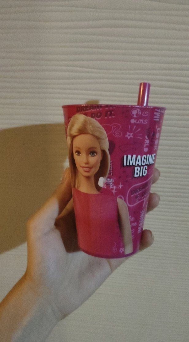 Barbie bardak - Görsel 2