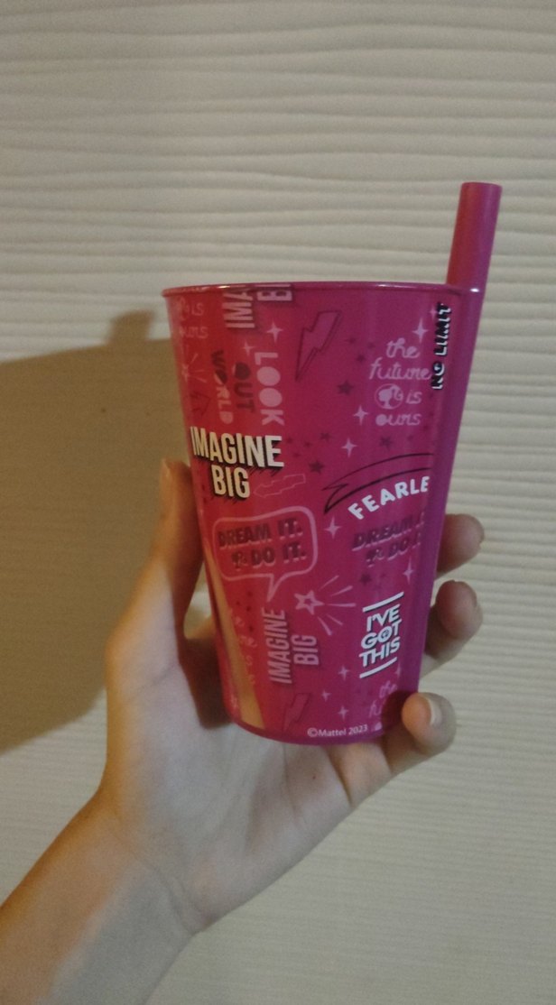 Barbie bardak - Görsel 3