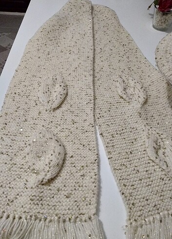 8-12 Yaş, 23 cm Beden bere atkı takımı