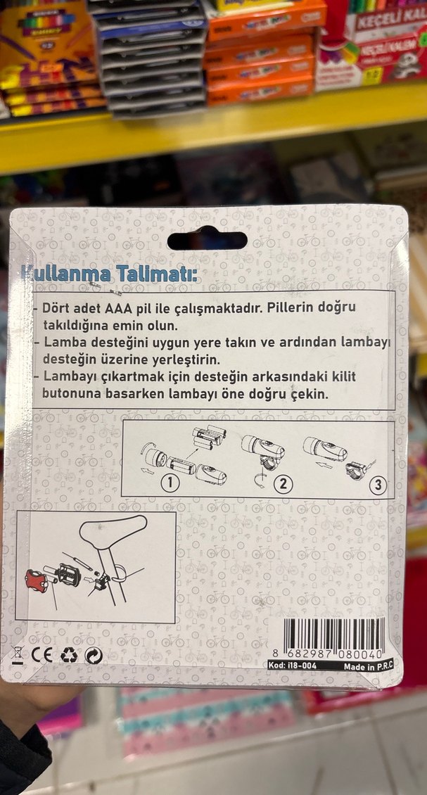 Bisiklet Sinyal Lambası ve Fener Seti - Görsel 2