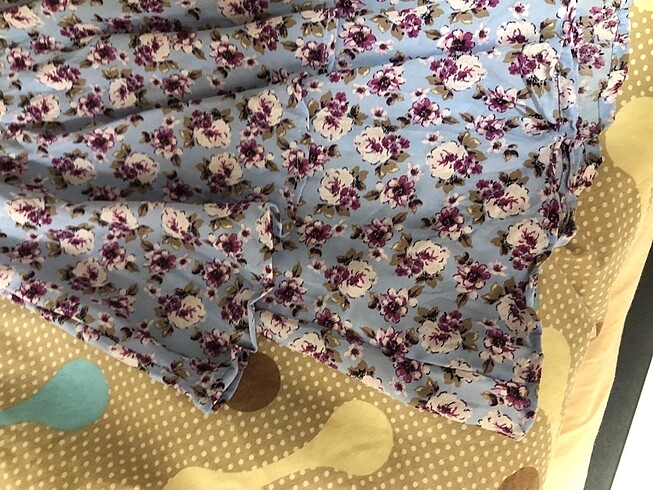 xs Beden Zara çok renkli ve içi şortlu etek