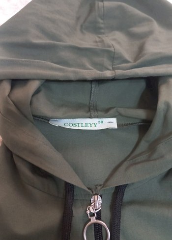 Kapüşonlu Uzun ceket hırka - Görsel 2