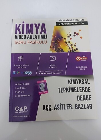 Çap ayt kimya denge fasikül 