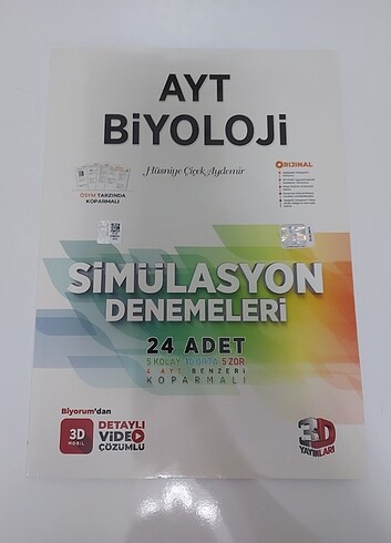 3d ayt biyoloji deneme