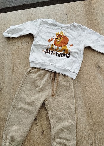 Bebek Erkek Uzun Kollu Pamuklu Takım - Görsel 2