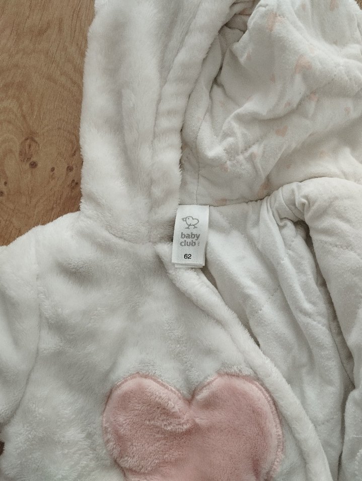 Kapüşonlu Beyaz Kürklü Bebek Tulumu - Görsel 4