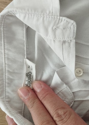 Gri Keten Bebek Erkek Takım - Görsel 3