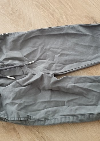 Gri Bol Kesim Erkek Kot Pantolon - Görsel 2