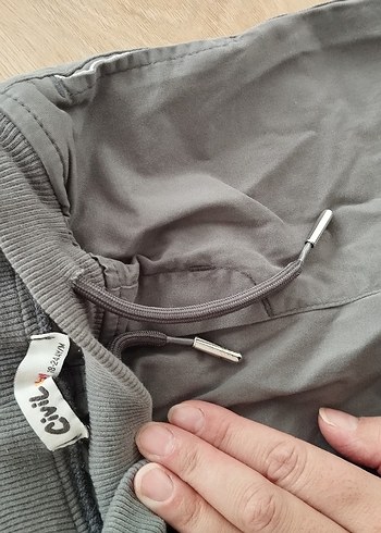 Gri Bol Kesim Erkek Kot Pantolon - Görsel 3