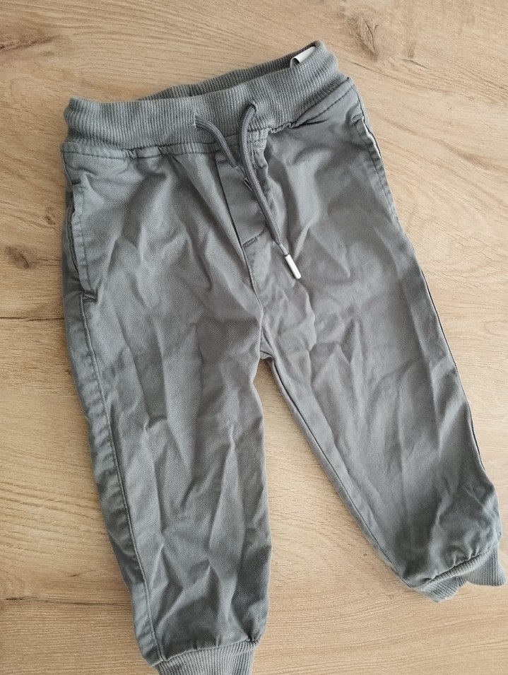 Gri Bol Kesim Erkek Kot Pantolon - Görsel 4