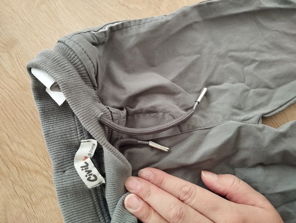 Gri Bol Kesim Erkek Kot Pantolon - Görsel 3