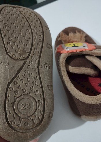 Kahverengi Erkek Çocuk Sıcak Ev Terliği - Görsel 3