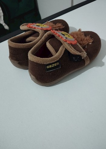 Kahverengi Erkek Çocuk Sıcak Ev Terliği - Görsel 2