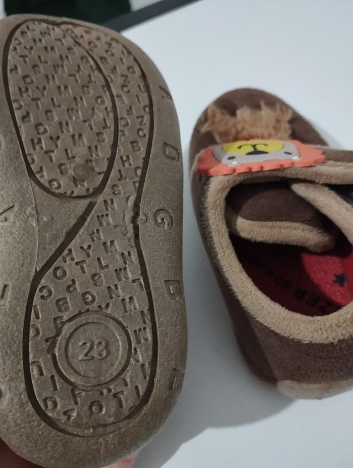 Kahverengi Erkek Çocuk Sıcak Ev Terliği - Görsel 3