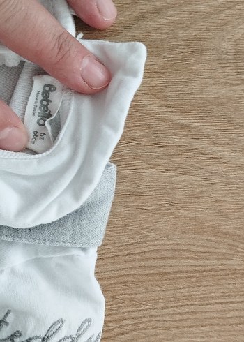 Gri Kısa Kollu Bebek Tulum - Görsel 3