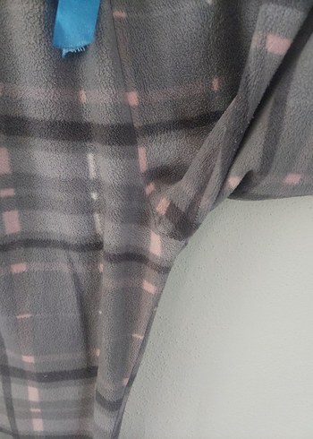 l Beden çeşitli Renk Bayan ekoseli beli lastikli peluş pijama
