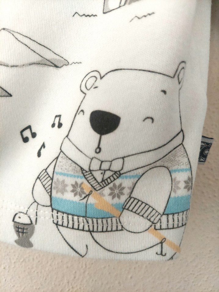 LittleLife bebek ayıcık desen Zıbın üstü - Görsel 4