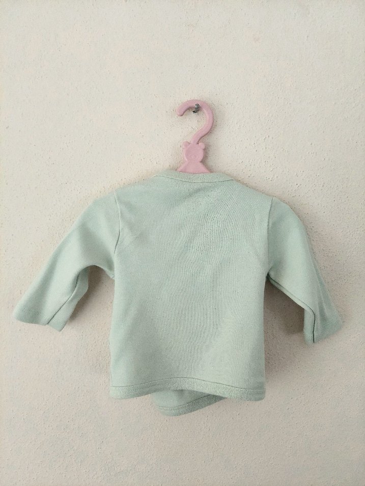 LittleLife bebek Fil işlemeli Zıbın üstü hırka - Görsel 4