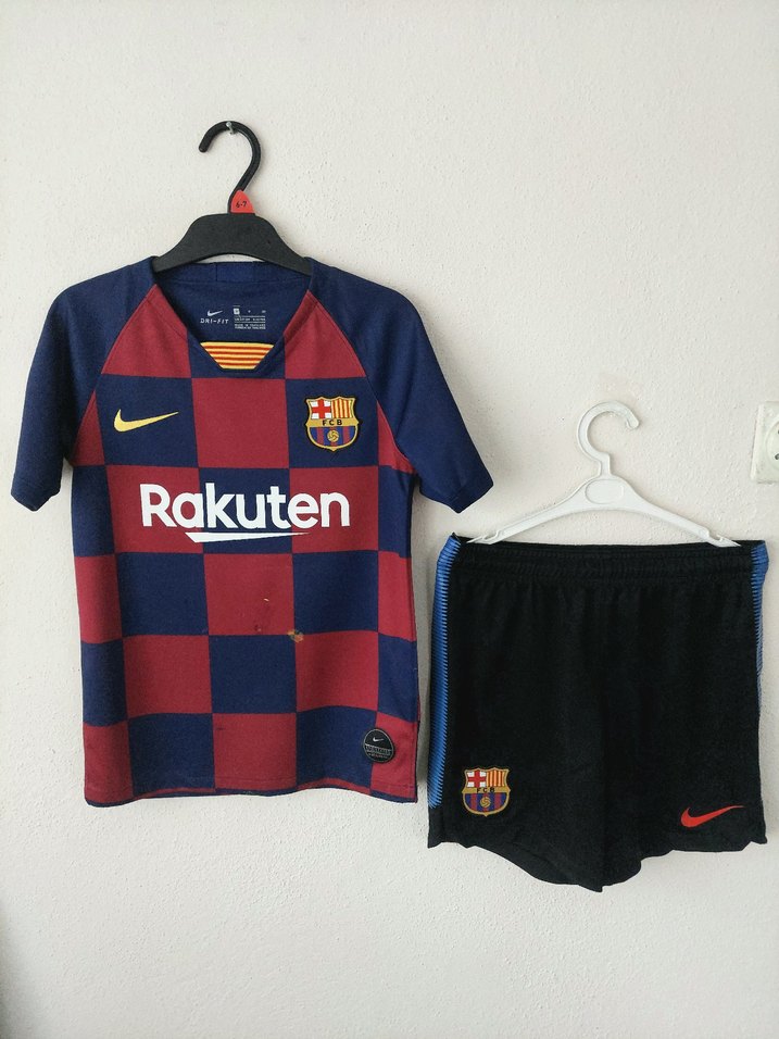 NİKE Barcelona Desenli Erkek çocuk Spor Tişörtü ve Şort - Görsel 2