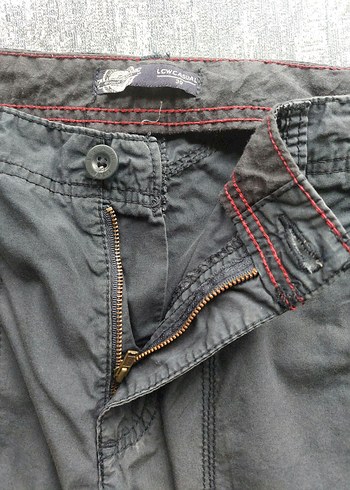 LCW Erkek Kemerli indigo renk Bermuda Şort - Görsel 6