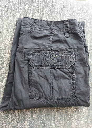 LCW Erkek Kemerli indigo renk Bermuda Şort - Görsel 5