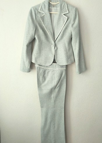 KOTON vintage detaylı Yünlü takım elbise - Görsel 2