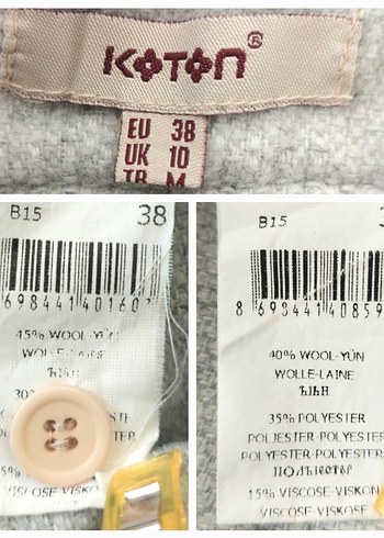 KOTON vintage detaylı Yünlü takım elbise - Görsel 20