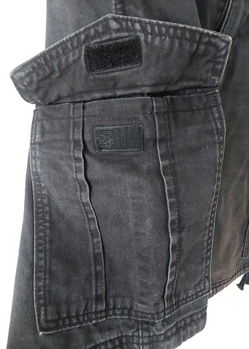 Jack&Jones antrasit kanvas kargo Şort - Görsel 6