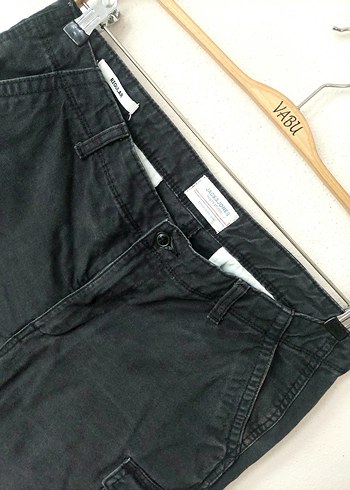 Jack&Jones antrasit kanvas kargo Şort - Görsel 2