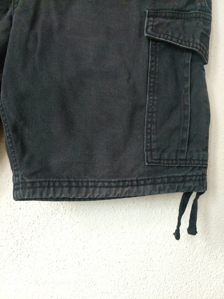 Jack&Jones antrasit kanvas kargo Şort - Görsel 3