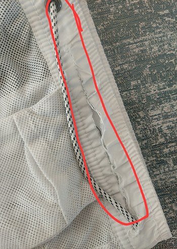 LCW erkek renk bloklu cepli deniz şortu - Görsel 6